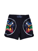 MANTO PANTHER FIGHT SHORTS-black